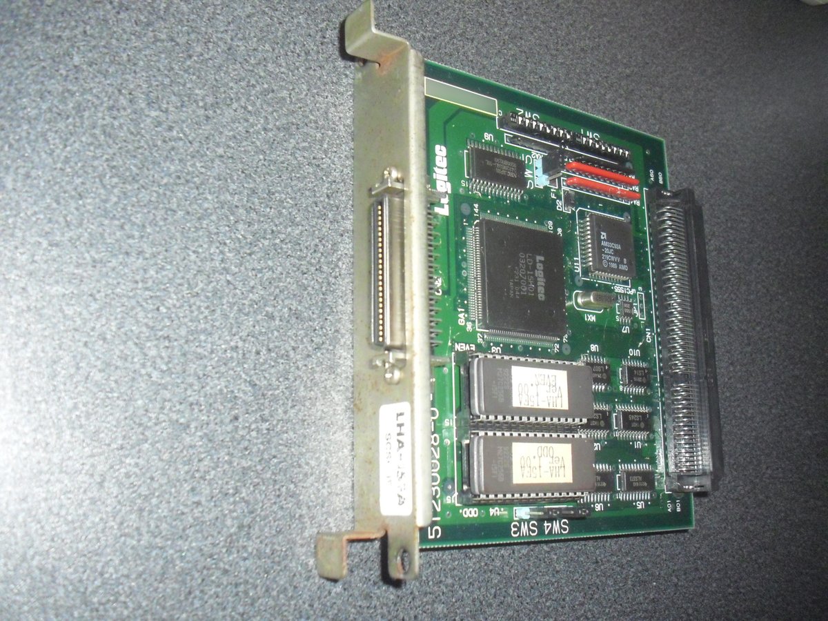 TfsJilly's tweet photo. ファイルスロット向けな縦SCSIボードのLHA-15FAが1,650ｴｿだったのでお買い上げ。ほんとはPC-9821A-E10が欲しいところだけど妥協！ https://t.co/sIQlpAAbvN