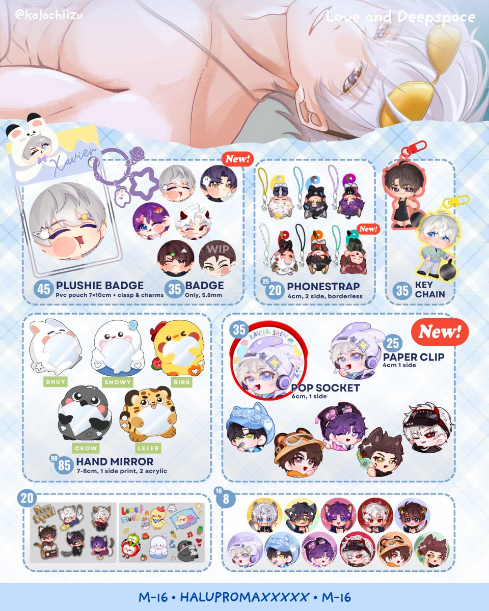 kalachiizu's tweet photo. (💖 + 🔁 are appreciated!)
@kalachiizu's #CF23 Pre Order + GA 

🗓️ Closes on 1 October 2026
📬 Pick-Up @ CF23 &amp; Mail Order available
✨ Pandavva • Frieren • LADS • MXTX
⚠️ limited stock ots for acrylic goods
🔗 https://t.co/xvoWcRvA5P

#cf23catalogue #comifuro https://t.co/sQDOvDX4ZR