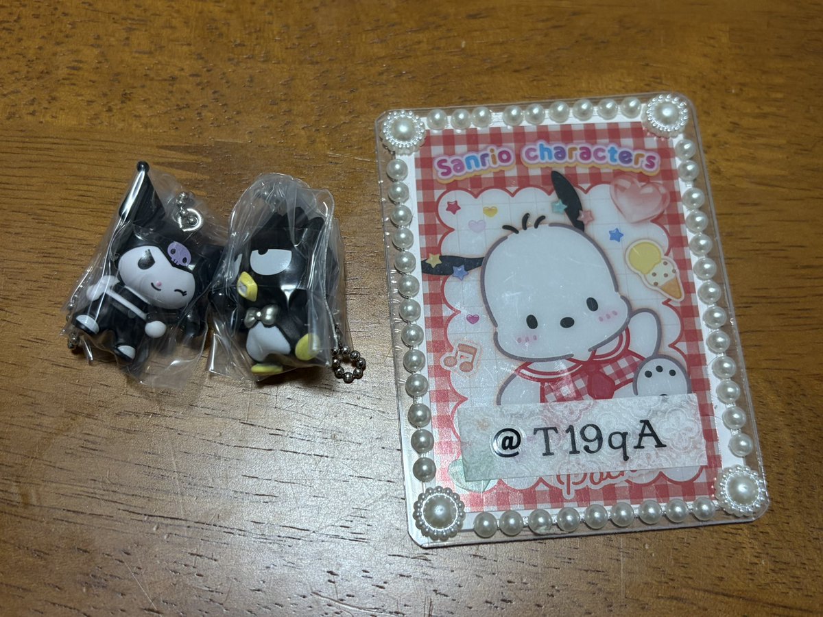 T19qA's tweet photo. 【交換】サンリオ カラーコレクション Black

譲：クロミ、ばつ丸

求：ポチャッコ

郵送交換となります。
お気軽にお声掛けください！ https://t.co/62Spazo0B1