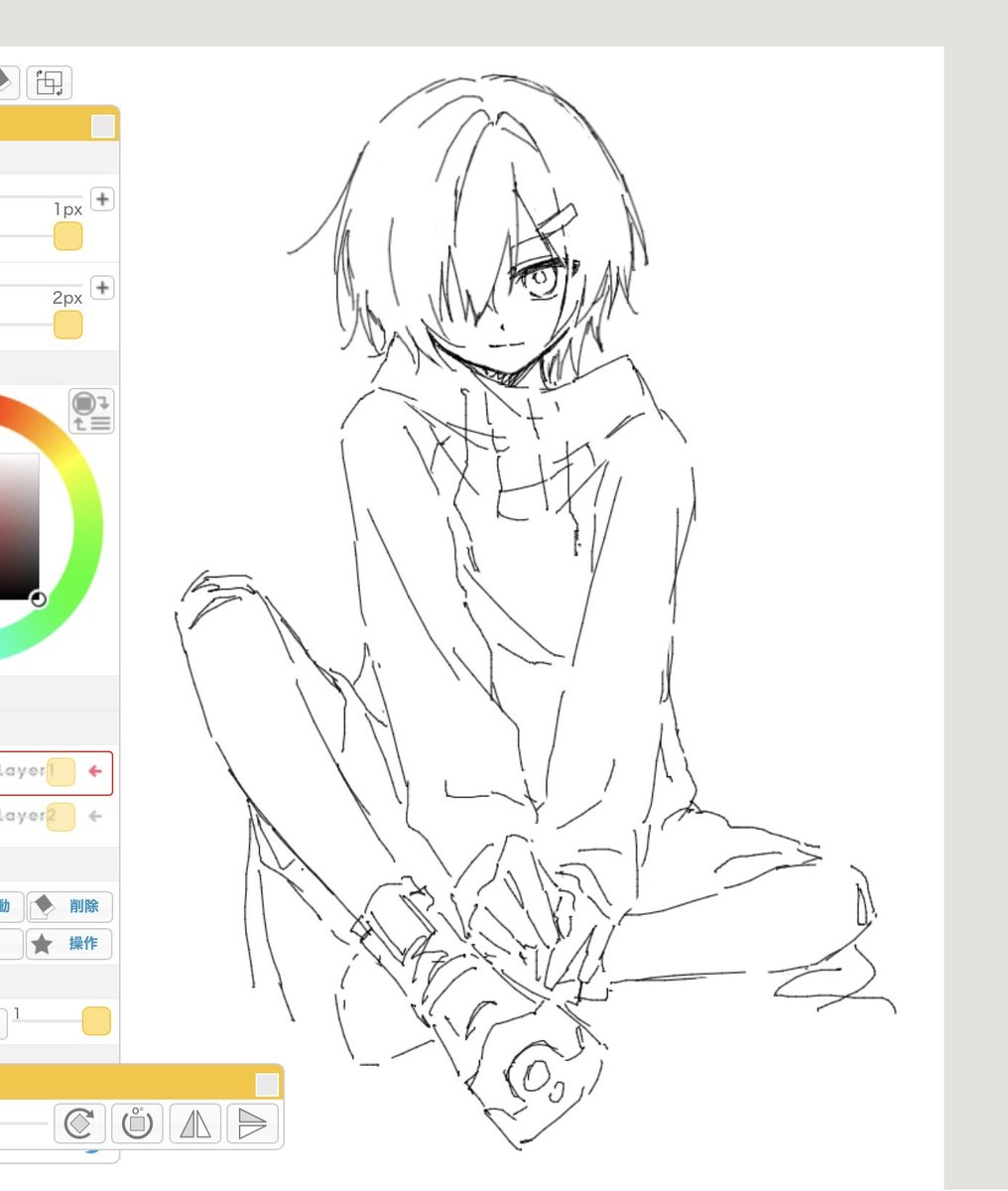 7210hsn's tweet photo. いつだかの絵 https://t.co/3u2pQseCpS