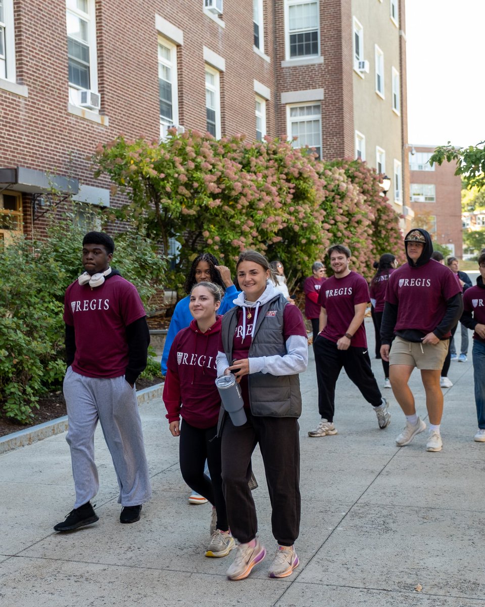 RegisCollege_MA's tweet photo. And they're off! Founders' Day is officially underway.

If you're joining in away from Weston, let us know where in the comments! https://t.co/RcP0C5EXim