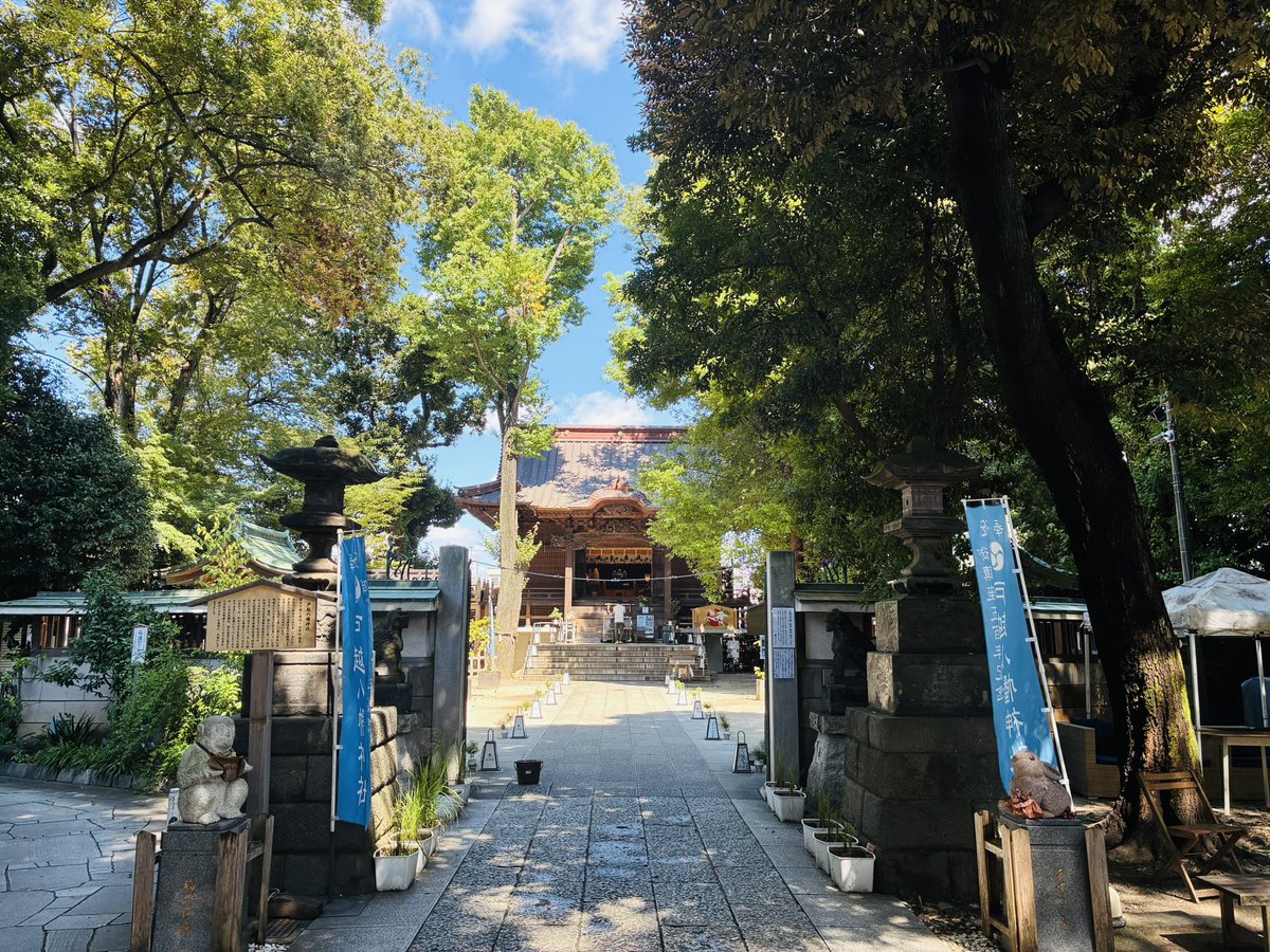 KazuyaRainbow's tweet photo. 9/26(土)の下見で戸越八幡神社に行ってきました。
お隣の行慶寺さんにもご挨拶してきました☺️
今回は神楽殿をステージとして使わせて頂こうと思っております⛩️ https://t.co/AeAXFC12LS