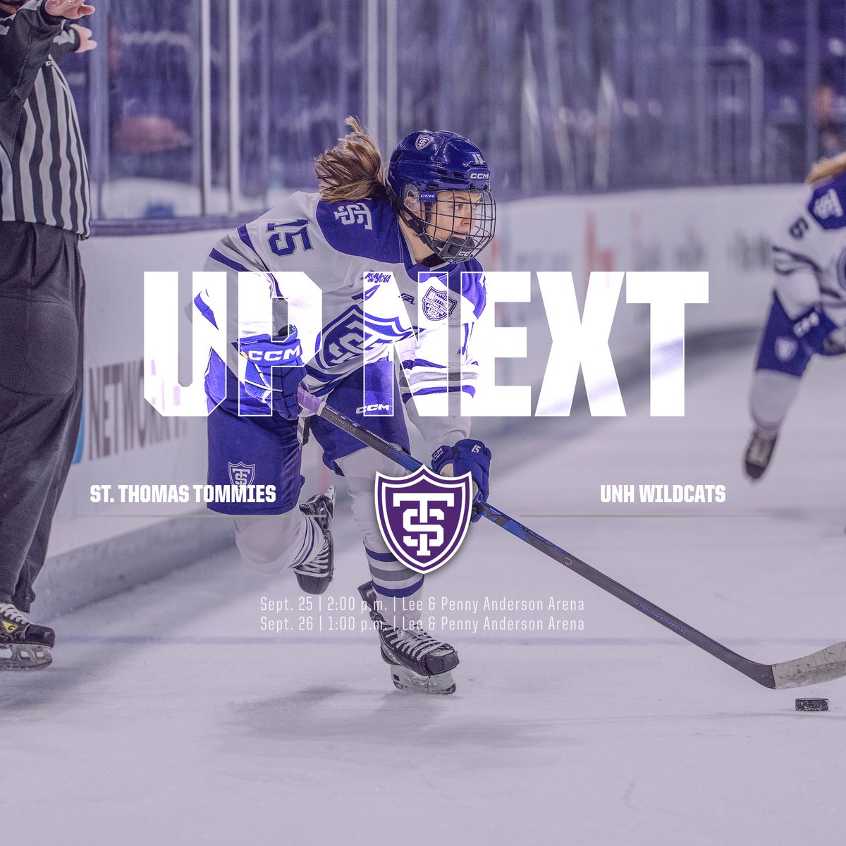 TommieWHockey's tweet photo. HOME opening weekend!
#RollToms | #GRIT ๐ https://t.co/OcJIZTh4jv