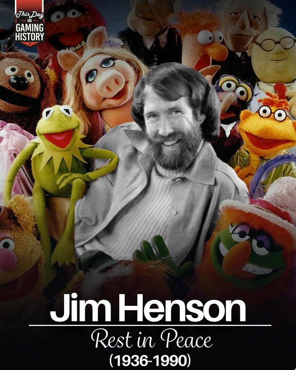 ThisDayGaming's tweet photo. Remembering Jim Hensonโs legacy ๐จ
Born 90 years ago today, Jim Henson built worlds that sparked imaginations. Within film and games -- The Muppets, The Dark Crystal to Labyrinth, his creativity shaped generations.
#JimHenson #GamingHistory #ThisDayInGaming https://t.co/2h6pQ4ItiM