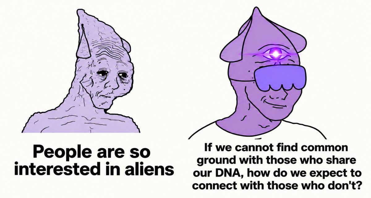 D4mn_crypt's tweet photo. Extraterrestrial Intelligence needs to start with basic human empathy. 

You can't be ready for universal harmony if local harmony freaks you out.

Mint:https://t.co/YWmRR1pw04

Tg:https://t.co/SbEdRP8f0F https://t.co/dLDvkYs5qC