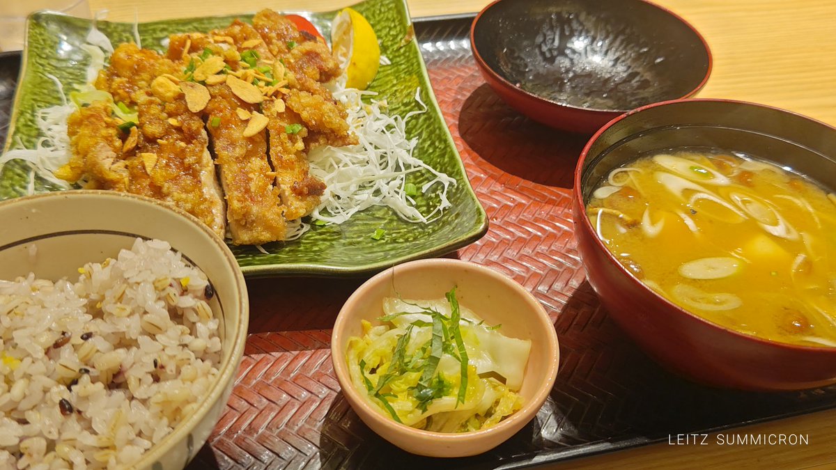 horror_ant's tweet photo. 今日のお夕飯。油淋鶏。 https://t.co/YeRsBdBMBv