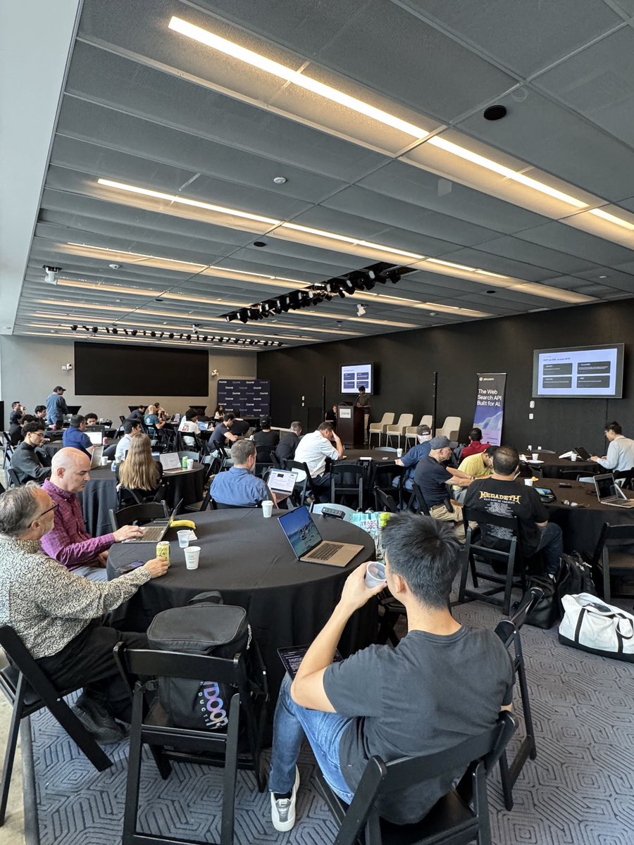 onedotnew's tweet photo. At Build with YOU, @youdotcom's first Live Web Agent Hackathon in New York, builders had 8 hours to go from idea to working prototype. Jacob, our Head of GTM, was on the judging panel. All three winning teams built on @onedotnew.

1st place: LaunchGuard, built by Belal Ezat. It's a launch control system for founders: feed it a release candidate and it returns one call, ship, hold, or revise. No dashboards to read, no reports to interpret, just a decision, backed by the work behind it.

Three CrewAI agents split the judgment. Growth pulls live market, competitive, and financial signals through @youdotcom and recommends the next feature to build. Churn scores retention risk and what could mitigate it. Release validates blockers by running real checks in a Daytona sandbox. A deterministic policy combiner takes all three and turns it into one auditable call, so the decision isn't a black box.

Here's where it stops being a report and starts being work: when the call isn't "ship," LaunchGuard doesn't just say so. It opens the remediation itself, a Linear ticket for what needs fixing, a GitHub PR for the fix, a logged decision in Notion explaining why. @onedotnew handled the auth and execution across all three tools, so nothing needed a separate login or a separate integration built from scratch. The agent's judgment turned directly into tracked, real work.

2nd place: Cleanroom, built by Shreyas Sreenivas. A web scraper that learns to extract data instead of being told how, testing its own code in a sandbox and getting measurably better at reading a page the more it sees. @onedotnew held the credentials and the memory between runs.

3rd place: F You Money, built by Forrest Pan and team. An agent that finds unclaimed money owed to people, settlements, rebates, refunds, drafts the claim, then stops before sending so a human signs it. @onedotnew handled the messaging across email, Slack, and WhatsApp.

Same pattern across all three: an agent that doesn't stop at an answer. It acts on it, checks itself, and hands off to a human at the right moment.

Good to be part of a day like that with @youdotcom, @crewAIInc, and Daytona.