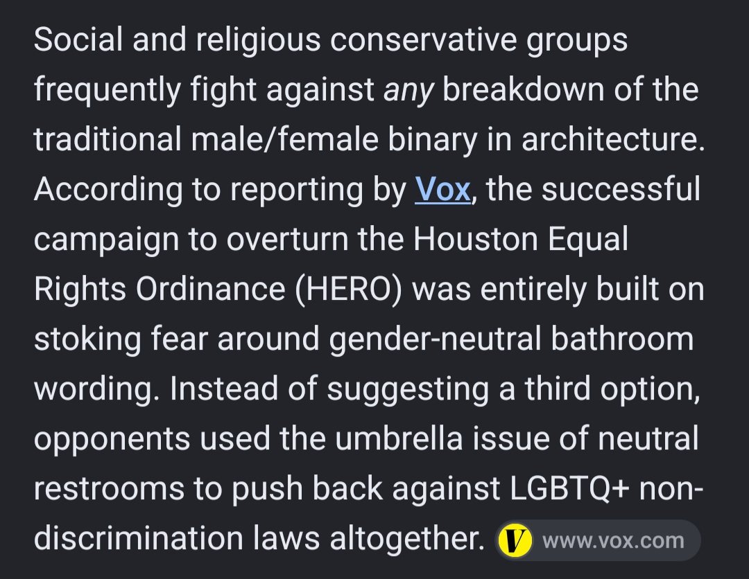 PsychoDogVRC's tweet photo. @MadM0use @thefeminist111 Then I have to remind you that many are black and white on the topic. They oppose the third bathroom because it gives benefit to trans people, and rely on misinformation. https://t.co/QucbdkqS9A