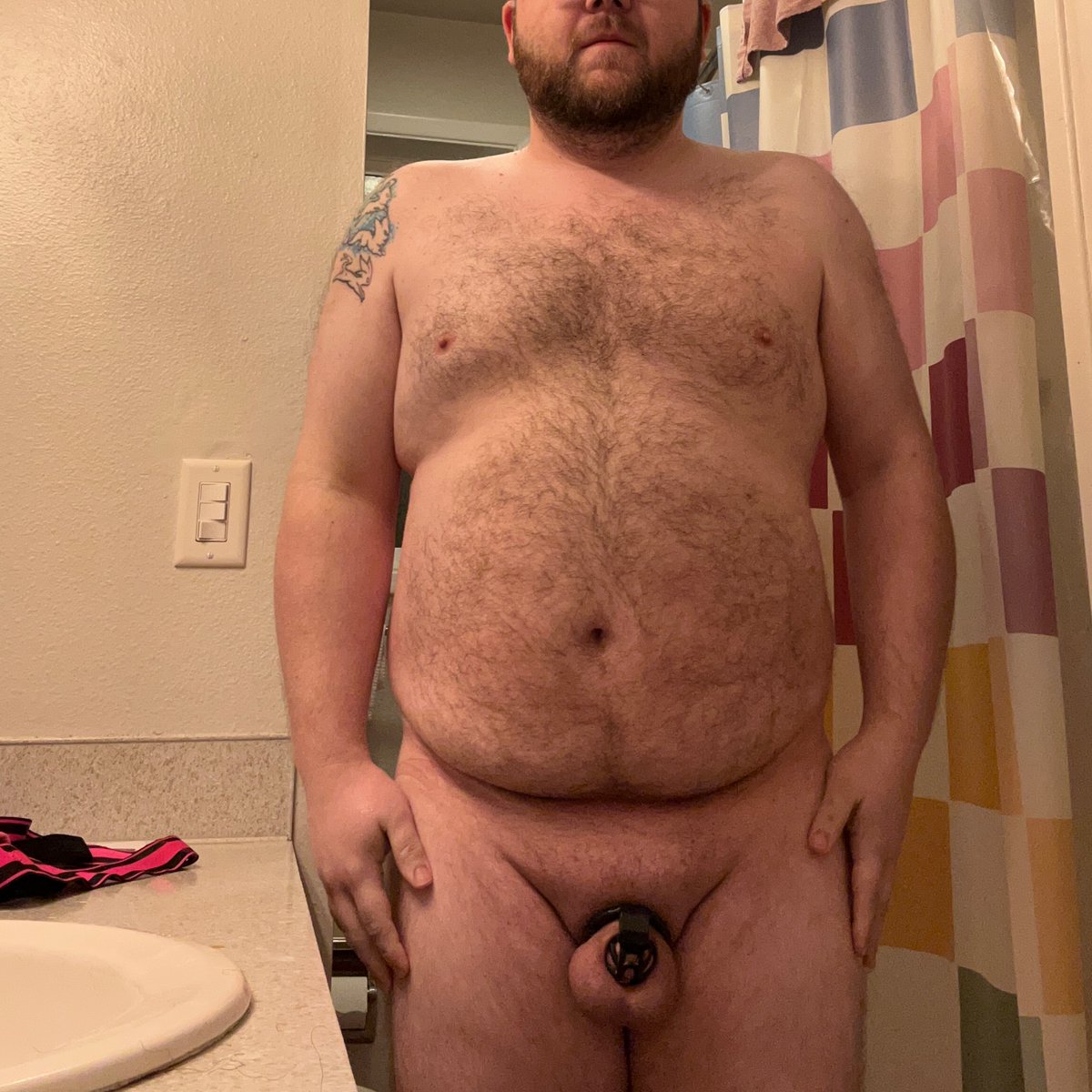 Bearishslave's tweet photo. Cage check day 11. #chastity #chastityrt #chastityRT #malechastity #chastitycage #teamlocked https://t.co/ndsaIOmLtH