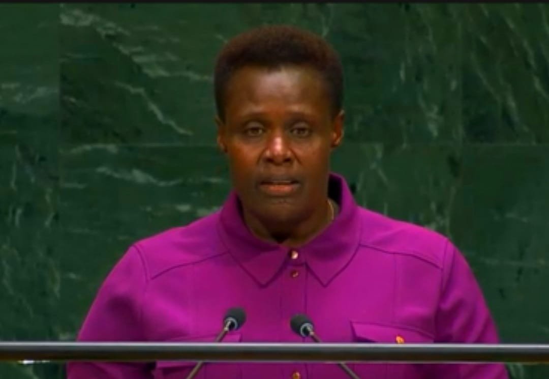 jessica_alupo's tweet photo. On behalf of H.E. Y.K. Museveni, I did present Uganda’s country statement to the #UNGA yesterday evening. The statement underscored the need for a more adaptive, transparent, efficient, cost-effective, and representative #UnitedNations . https://t.co/FBb7SELRfZ