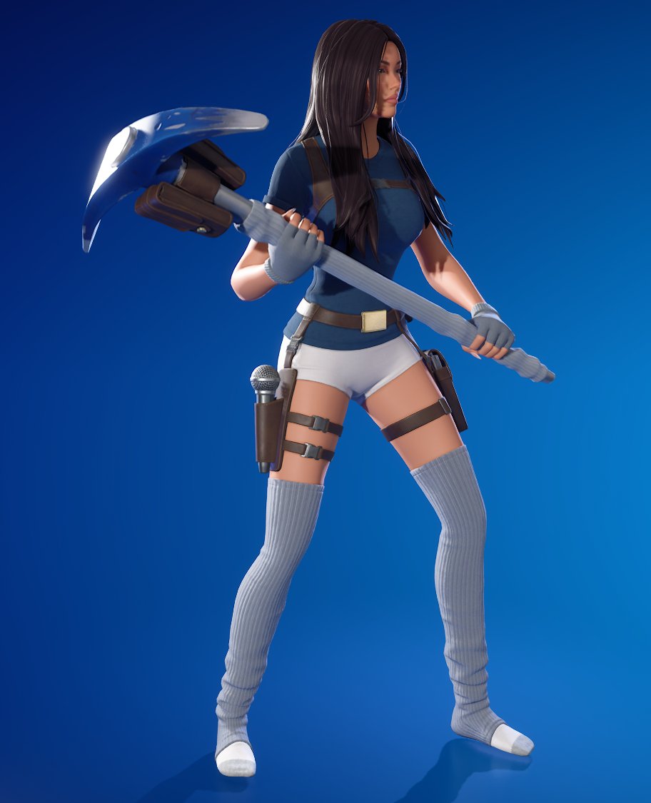 HYPEX's tweet photo. Madison Beer's Fortnite Pickaxe https://t.co/YdtFAgYEfe