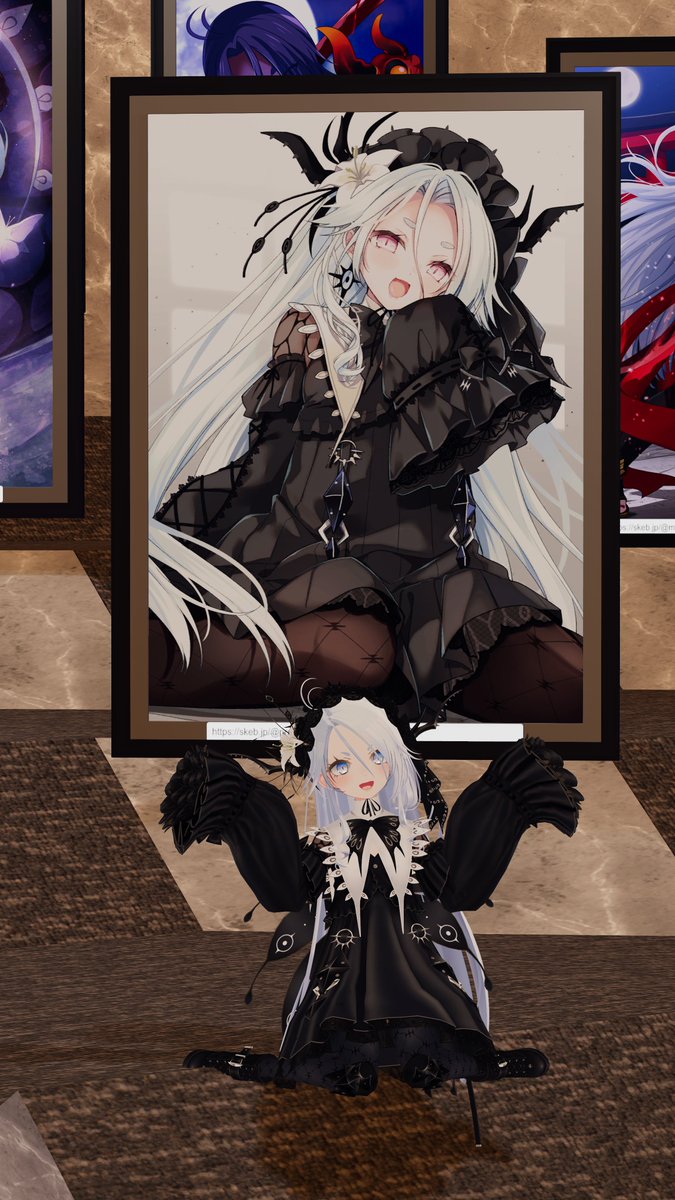 Keifa_VRC's tweet photo. @prn0112 描いていただきありがとうございました！
早速ギャラリーに飾らせていただきました！ https://t.co/ywEGHW6PNg