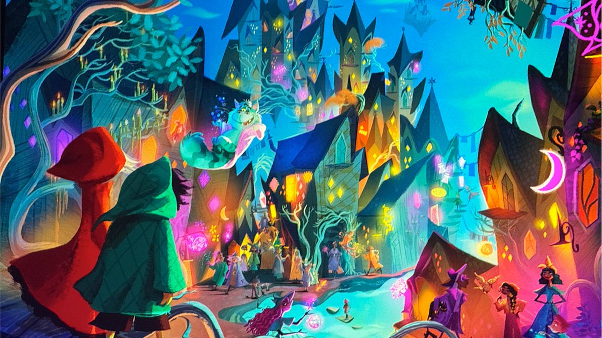 AnAgentofDisney's tweet photo. 62 days until Hexed! The film takes inspiration from the art style of Disney legend Mary Blair, who famously worked on Alice in Wonderland!
#disney #hexed https://t.co/m8PsBbxGNI