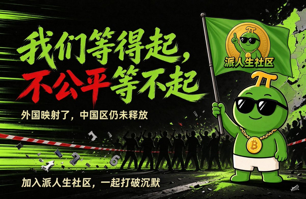 PiLifeCTO's tweet photo. Refuse to stay silent—join the Pi Life(派人生) Community!

Everyone participates in $Pi, yet no one should be treated differently simply based on their region.

While overseas communities have already completed mainnet migration, the Chinese community is still waiting; so, we choose to make our voices heard.

The Pi Life(派人生) Community is stepping up!

We aim to break down unfairness and foster a community environment defined by greater transparency and openness.

It is not about complaining, but taking action.
It is not about waiting, but building.

Starting with Pi Life(派人生), let the community's voice be seen.

#BNBChain #PiNetwork #派人生 #PILIFE