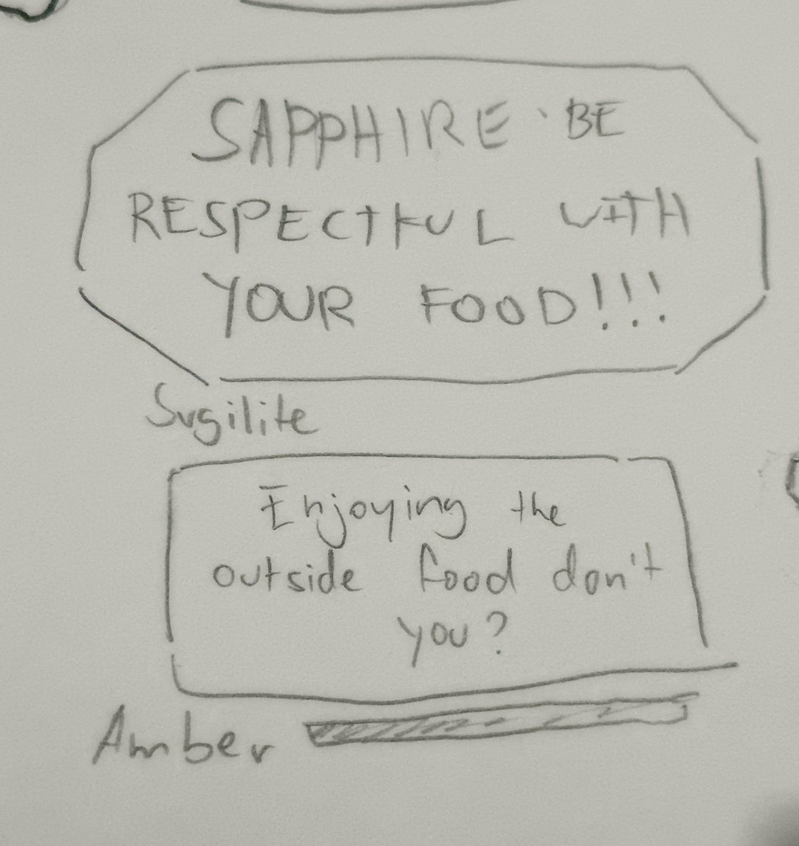 Am_I_lite's tweet photo. Comic about the new stoneheart content
°Very very OOC/Don't take this seriously
°Read alts if the texts are unclear!!
°They're in different art style bcs I'm lazy
#sapphire #amberhsr #sugilite https://t.co/G3EGo4Ll4b