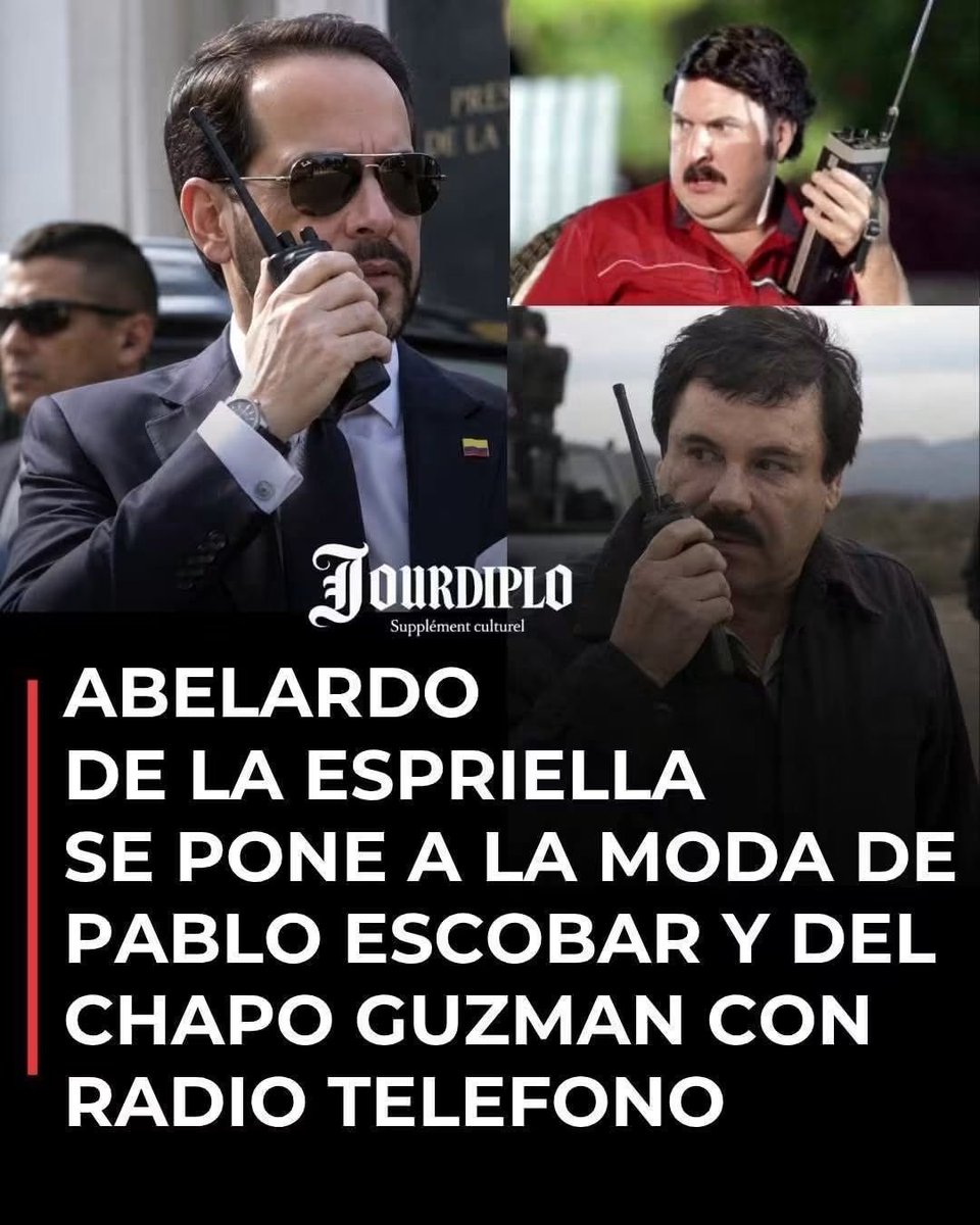 emiliolagos1's tweet photo. Los traquetos hace rato que usan radios de comunicaciones: https://t.co/BXcWdA41gg