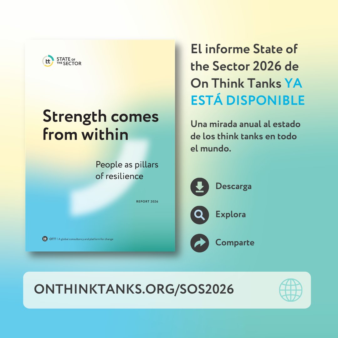 EsPublicoCL's tweet photo. 🚀 ¡Ya está disponible el informe #StateOfTheSector2026 de @onthinktanks!
Este año, desde @EsPublicoCL, fuimos una de las 26 organizaciones colaboradoras del reporte, que analiza los principales desafíos y transformaciones del sector.
📖 Descárgalo👇🏽
https://t.co/ODyZrft91t https://t.co/ihRpWxERko