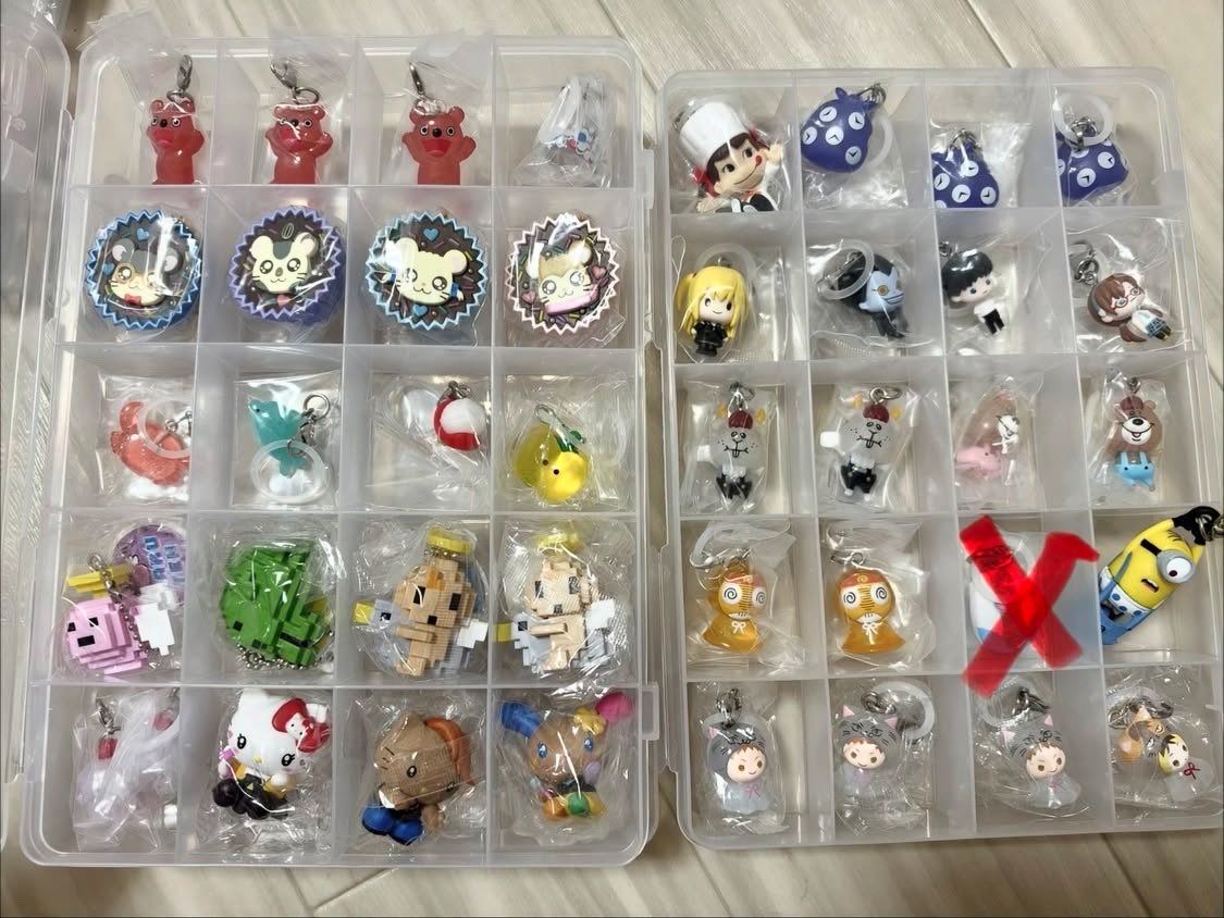 03mkmk03's tweet photo. めじるしアクセサリー、ガチャガチャお譲り

【譲】写真1～9枚目

【求】定価プラス送料
1、2枚目は3枚目以降から1点につき抱き合わせ1点お願いします。
1枚目の赤枠内は抱き合わせ2点～でお願いいたします。 https://t.co/opiCjLy288