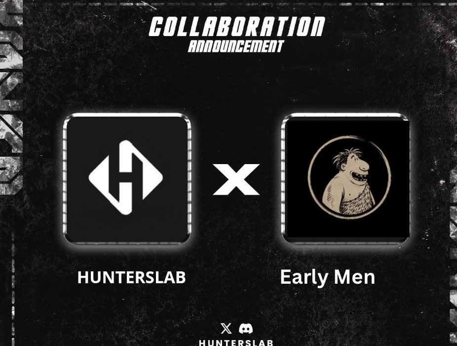 Hunterslabxyz's tweet photo. We're Thrilled To Announce Our Collaboration with @EarlymenOrigins 

From the age of stone. 2222 carved in time. 

More details on discord. https://t.co/v5HY5uyT22