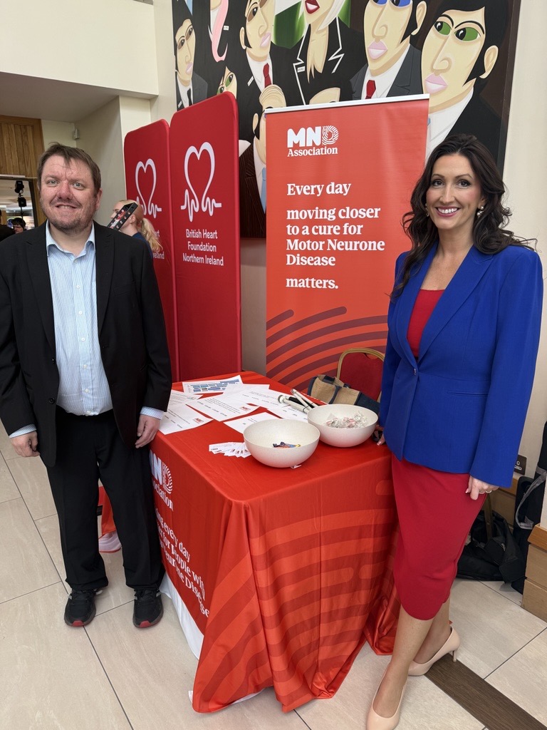 mndcampaigns's tweet photo. Thank you to everyone who stopped to talk to us about MND at the DUP conference in Northern Ireland this week, including @grobinsondup, @paulgivan, @little_pengelly, @jimshannonmp,@Buchanan_dup, Tom Buchanan and Cllr Paula Bradley. https://t.co/aCwKH0m4pS