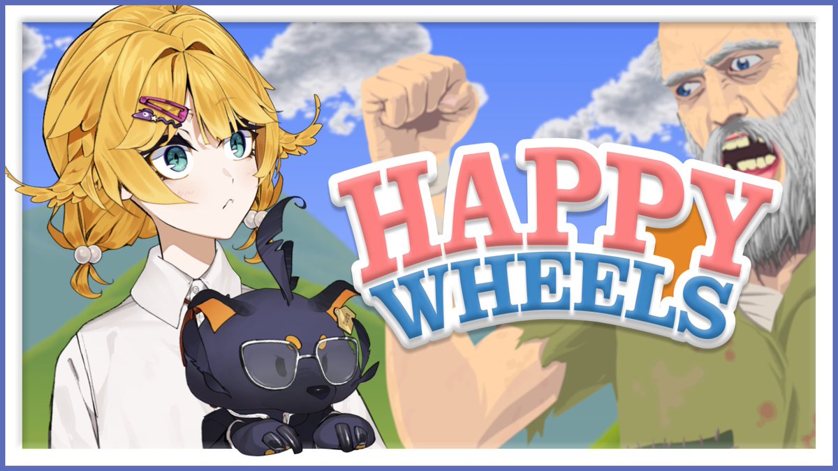 dokibird's tweet photo. 【HAPPY WHEELS】

The waiting room is here ! It's 2012 again, your favorite let's player is doing part 3928 of happy wheels.

https://t.co/xbHLUNzihe
5pm PST  /  1am GMT  / 9am JST

#Dokibird #Birdseaters https://t.co/TT69lYILTw