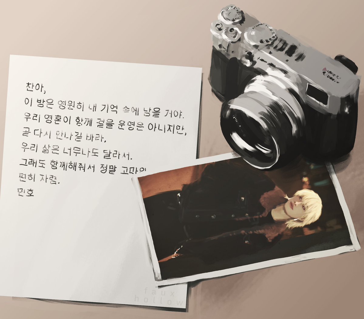 faux_hollow's tweet photo. friendly reminder to jyp that real artists exist and that ai is taking human creativity away https://t.co/HXCswOhzg7