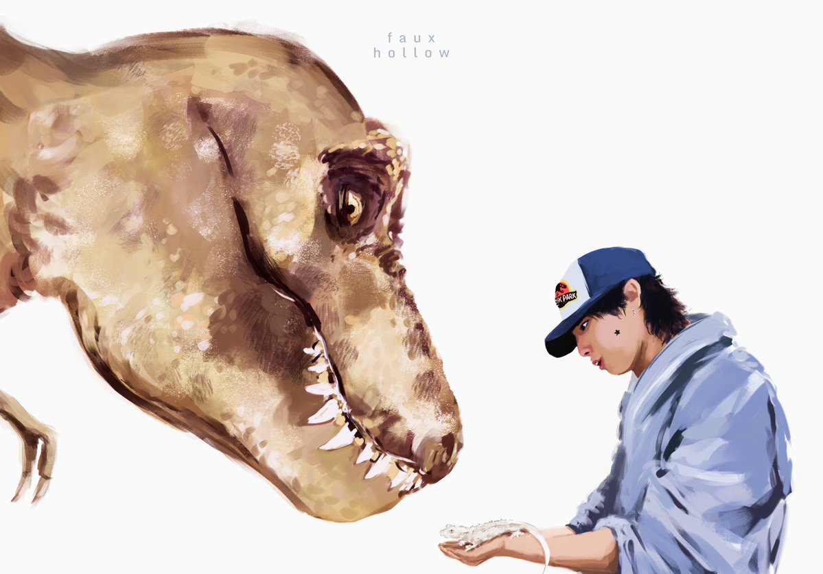 faux_hollow's tweet photo. friendly reminder to jyp that real artists exist and that ai is taking human creativity away https://t.co/HXCswOhzg7