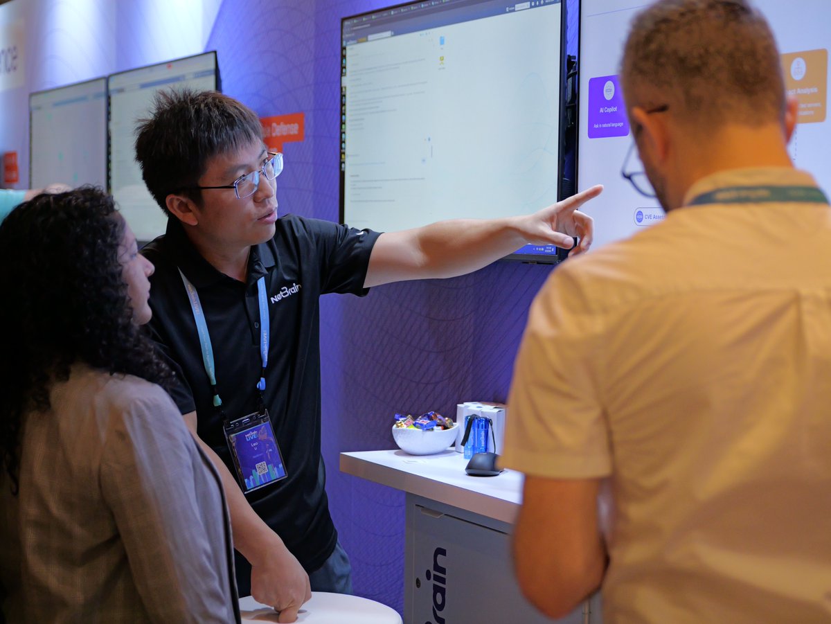 NetBrainTech's tweet photo. Two days of NetBrain LIVE down. One to go. Swipe through highlights from the keynotes, the demo floor, and the Sunset Dinner Cruise aboard the Odyssey — the moments that got us here at NetBrain LIVE 2026.

Day 3 getting underway now. See you on the show floor! https://t.co/zbIwfSmBPM