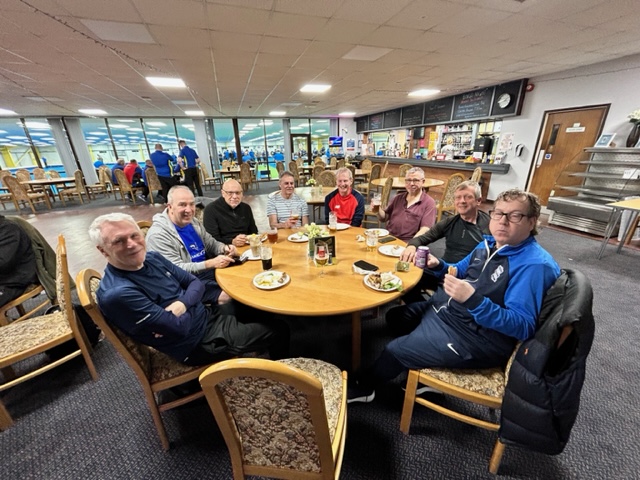 SolihullCentre's tweet photo. When Walking Football becomes talking football.... Its much more than a game. Give it a go next week and see the mental health benefits #WorldMentalHealthDay #BirminghamMind #itsgoodtotalk #mentalk #WalkingFootball #depressionsupport #PowerofSports #mindsolihull #ageuksolihull https://t.co/YCDCAMR4Fc