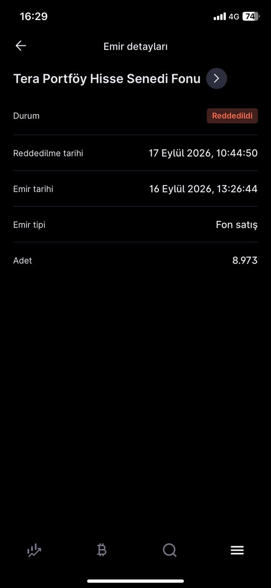 mcangucc's tweet photo. @Baco_Analiz @Kriptolia0 @bucihazile 16 eylül 13.26 da verdiğim emir iptal edildi benim de bu karardan yararlanmam gerekmez mi normal şartlarda?? https://t.co/a2uGQCFYGL