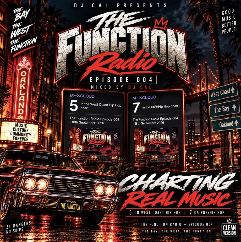 DJCAL__'s tweet photo. Episode 004 still moving. 📈

1,469 minutes listened.
34 plays. 22 listeners.

Appreciate everybody tapping in.
https://t.co/YNjy5wXyZ7

The Function Radio — Episode 005 drops tomorrow. 🎧

#TheFunctionRadio #DJCAL #WestCoastHipHop https://t.co/rVanRMsvDq