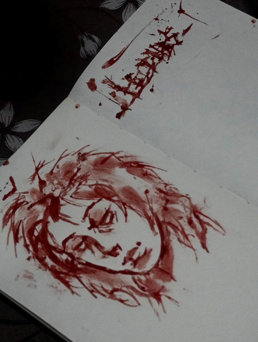 _L1mbz_'s tweet photo. Used red paint 
#shtwt #art https://t.co/yn1Ibouelc