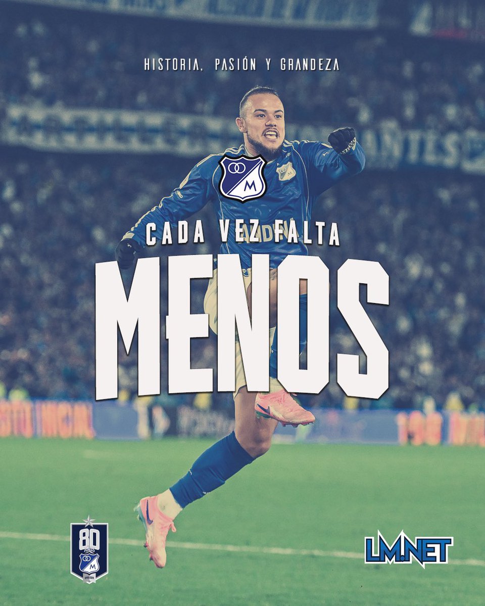 lemasaCDLM's tweet photo. Vamos Millonarios 

🫂👊🏾💙 https://t.co/d8Nm98yOMp