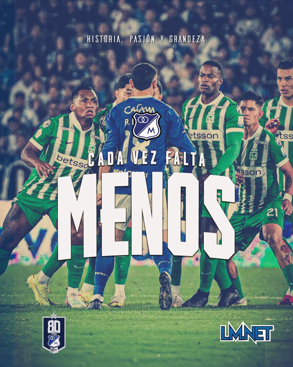 lemasaCDLM's tweet photo. Vamos Millonarios 

🫂👊🏾💙 https://t.co/d8Nm98yOMp