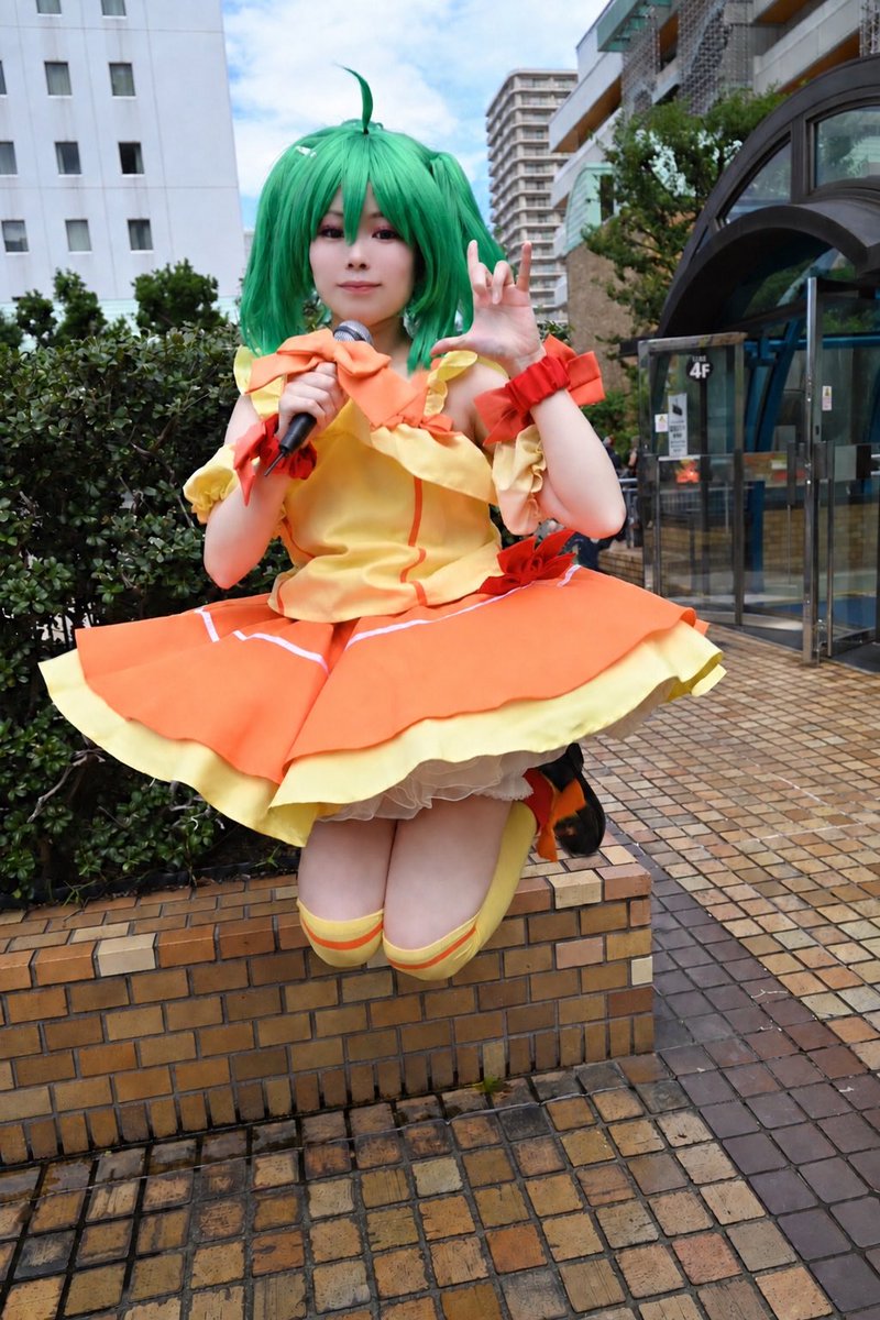 Cosplay__Bella's tweet photo. Cosplay マクロスF ランカ・リー

 #アコスタ池袋

📸:@nattsu_cos88 

スカートふわっとしてる状態を魅せたくて撮ってもらった笑 https://t.co/RSQL1b5gxn