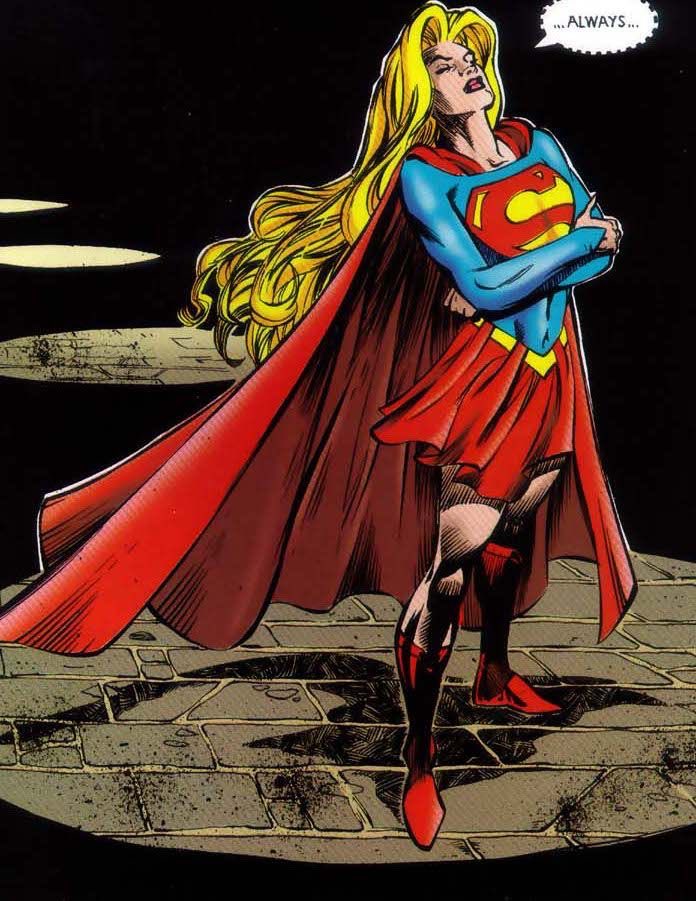 sennaverse's tweet photo. My favorite Supergirl design choice is when she has an impossibly huge mane of hair that’s almost as long as her cape https://t.co/8R14rG7qlq
