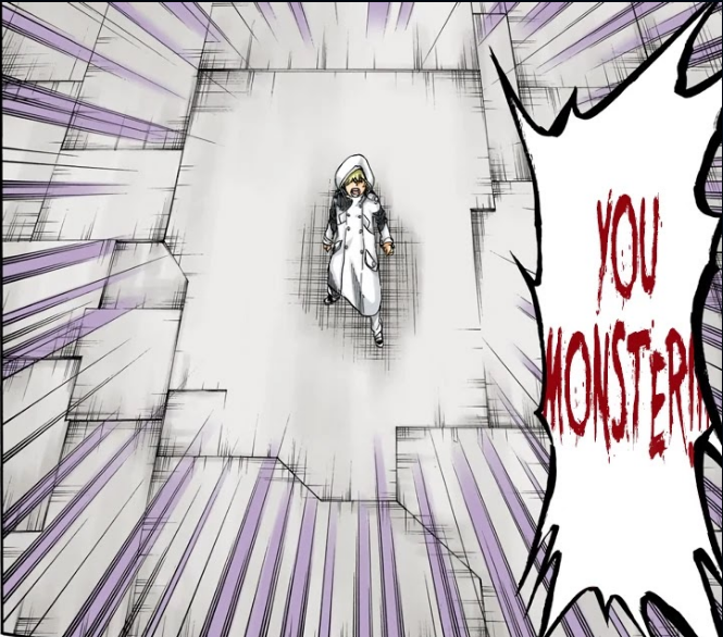 0relevance's tweet photo. @RKVSVerse Because Kenpachi is just as he imagined. He had an implanted idea that Kenpachi was unbeatable and unconsciously nerfed himself. He was a stupid child who imagined his enemy an unattainable monster. https://t.co/M6JyeiCr9I