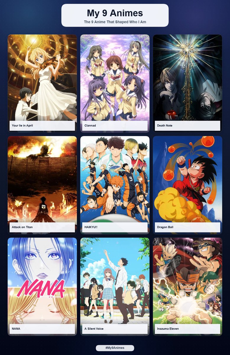 ELPiTiFOR's tweet photo. Y aquí mis animes favoritos!

He dudado entre poner Inazuma Eleven o Toradora. Clannad, AOT, Haikyu y DB incluyen todas las temporadas

Clannad es el último que ha entrado en la lista y he estado tentado de ponerlo el 1° :'). MIRAD CLANNAD https://t.co/idEF1llqT2