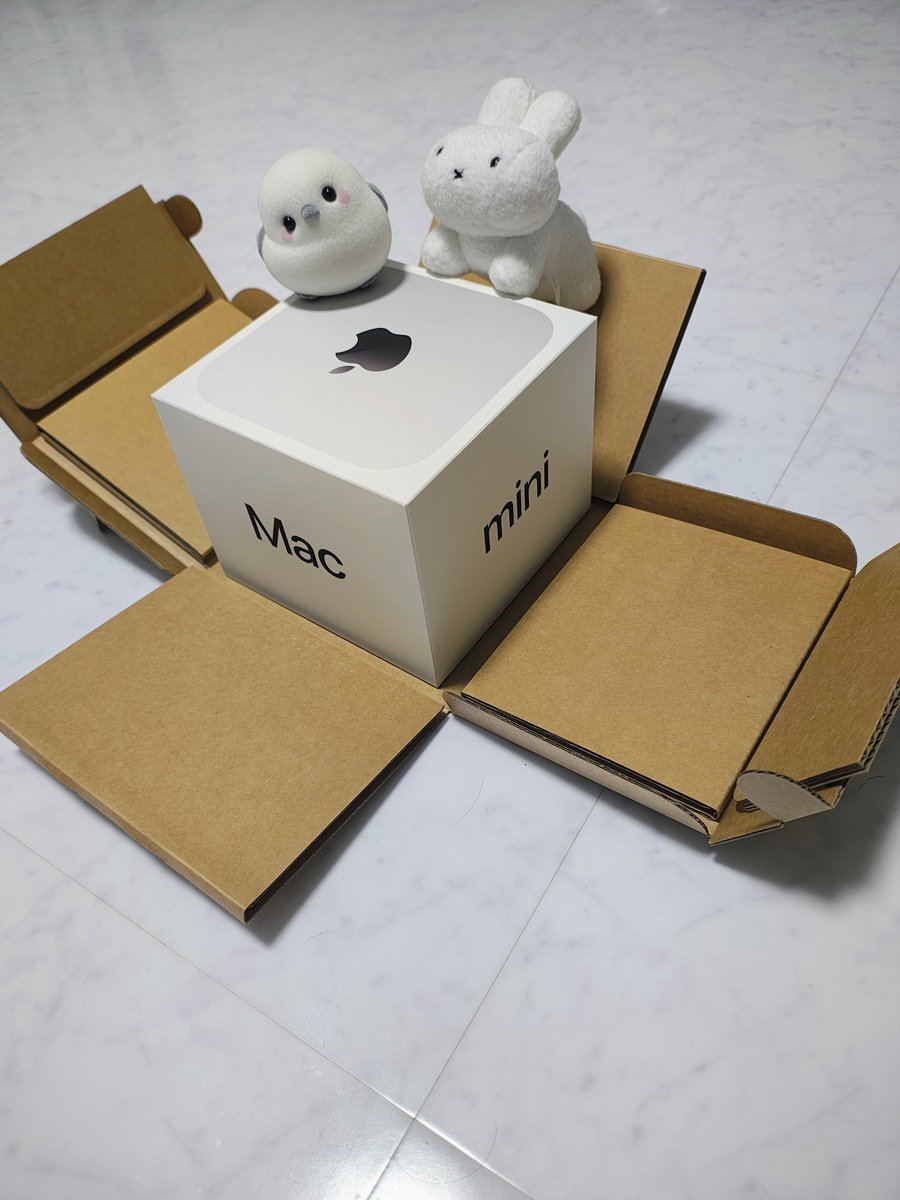 msatosf's tweet photo. 買っちった！
M6 Mac mini！ https://t.co/BFzndfl5CO