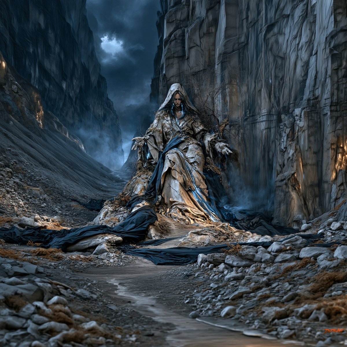 DutteArt's tweet photo. 𝘎𝘶𝘢𝘳𝘥𝘪𝘢𝘯 𝘰𝘧 𝘵𝘩𝘦 𝘍𝘰𝘳𝘨𝘰𝘵𝘵𝘦𝘯 𝘗𝘢𝘴𝘴

#stoneguardian #mountainpass #ancientstatue #spectral #mistylandscape

https://t.co/IdOAkq8Lud https://t.co/7uu7BGlC1R