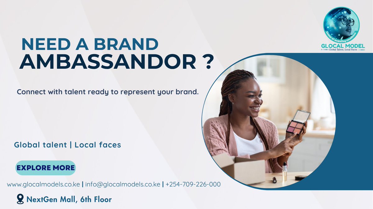 GlocalModel's tweet photo. Your next brand ambassador could be one connection away. 

#GSRN #BrandAmbassador #GlocalModels https://t.co/L09ev6IVtC