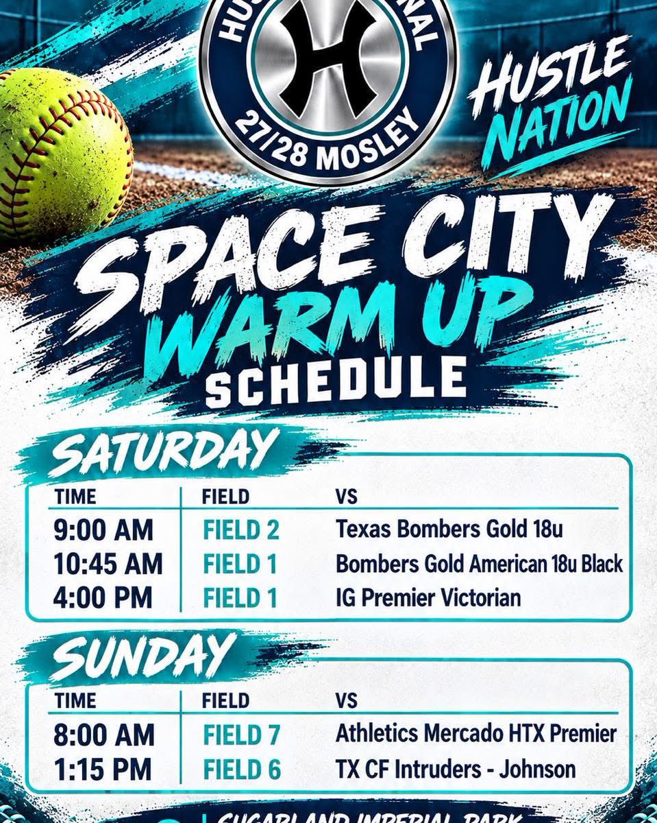 IylahK7962's tweet photo. So excited to get back on the dirt with my team!!! Come check us out in Sugar Land this weekend at the Space City Warm Up, first game is 9:00 AM on Saturday. Let’s go!!
#pitcher #lefty #hustlenation #uncommited https://t.co/CmTIb9GYAZ