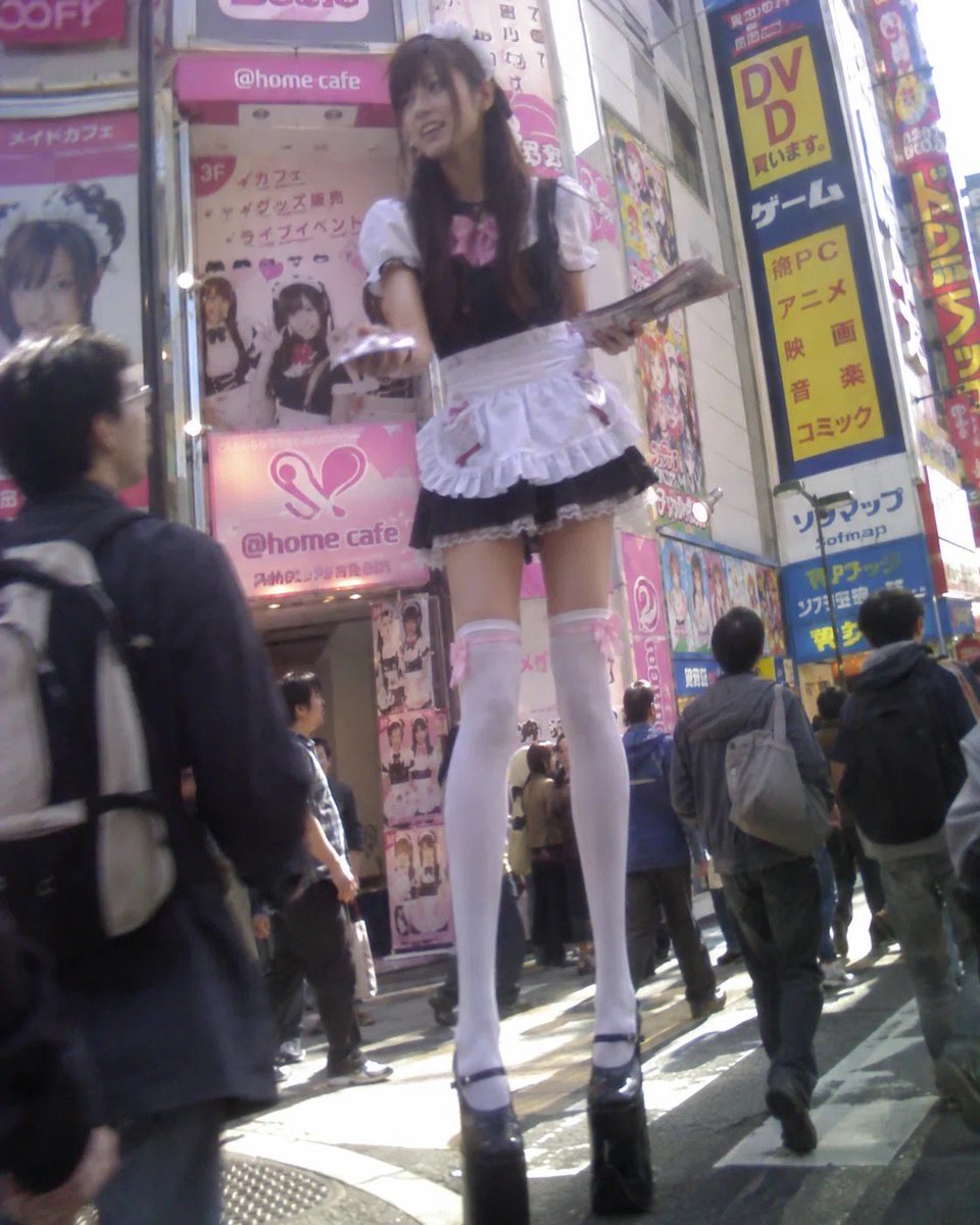 9tkjdD5Hjo87853's tweet photo. 秋葉原のメイド

#巨大女性 #身長差 #minigiantess #高身長女子 #長身女子 #tallgirl #sizetwitter https://t.co/wF2xgDo6Ad
