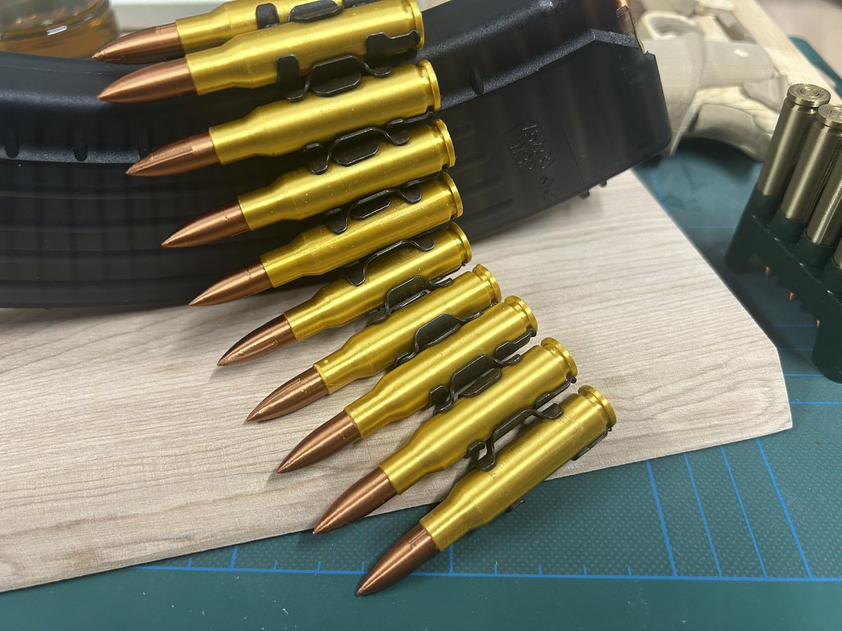 jpdr3568's tweet photo. ついでに7.62×51も製作
次回作はこの向きがヒントです https://t.co/QIMiemdTKO