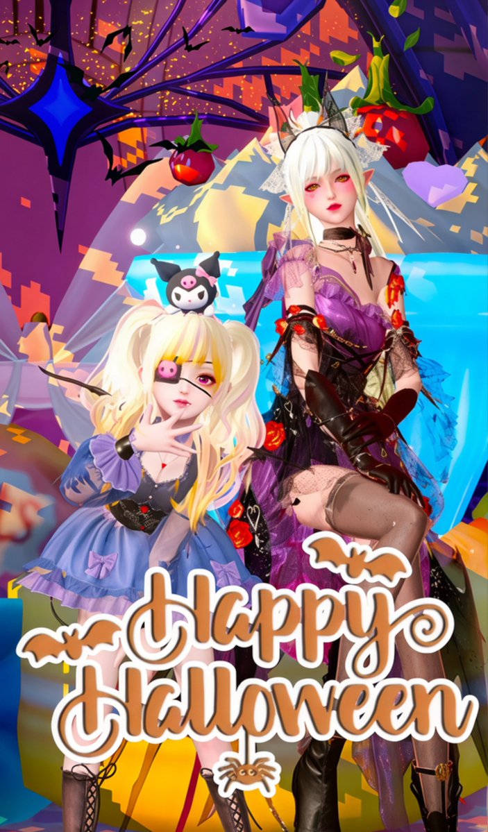 11c_monica's tweet photo. 鈴ちゃんとHalloween🎃💜.*・゚
ありがとう(,,*´꒳`*,, )🌼*・
#AZUREA
#アズレア #アズレア写真部
#アズレアハロウィン2026 https://t.co/ua6Wqi7VT0