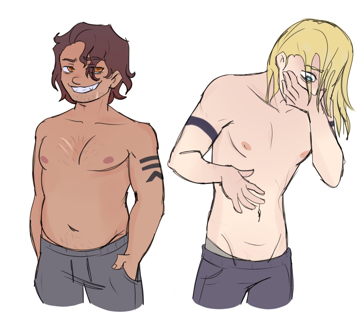EgorPoduska's tweet photo. Lawrence and Strade, maybe I'll draw Ren later too
#btd https://t.co/dgBT1kpYyC