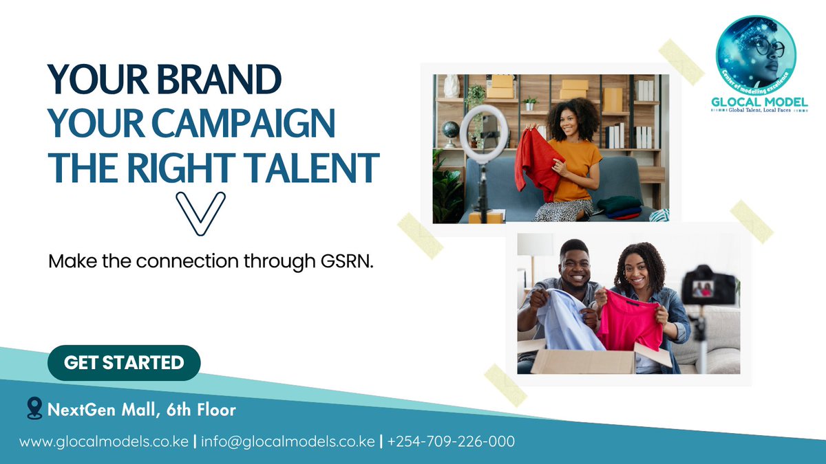 GlocalModel's tweet photo. One campaign. One vision. The right talent to bring it together. 
#GSRN #GlocalModels #BrandCampaign https://t.co/n10bYLyYtX