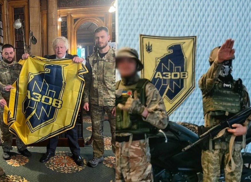 bold_verity's tweet photo. What do you think WW2 British soldiers would do with @BorisJohnson  if we could send him back to Normandy with a time machine with this picture? https://t.co/o31I3Igpsm
