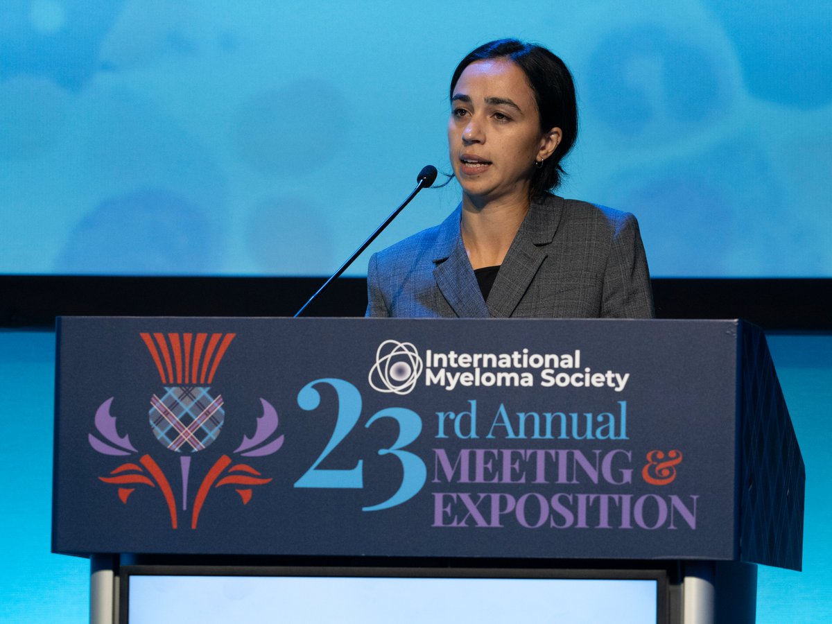 Myeloma Society (@Myeloma_Society) — #IMS26 — conference slide