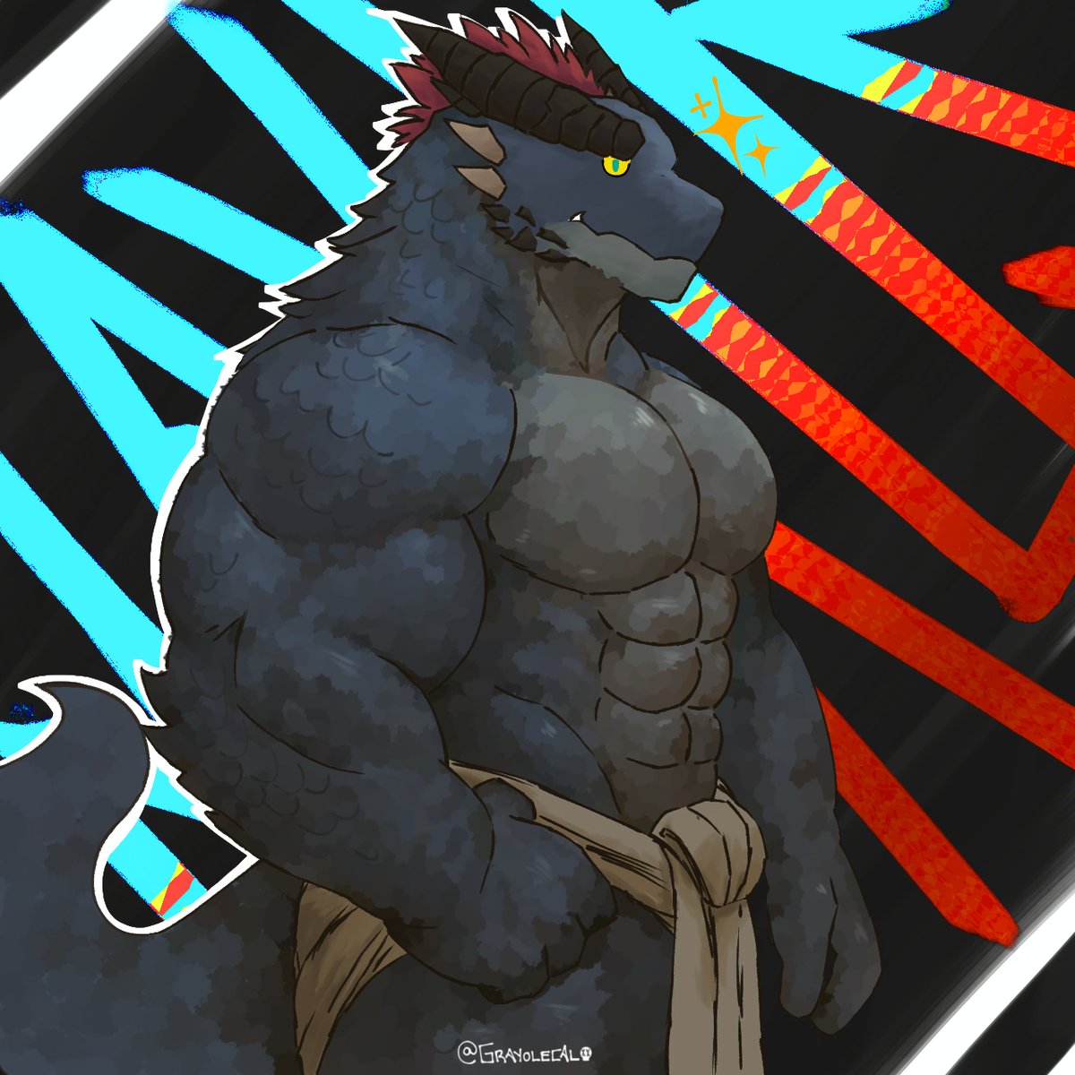 GrayoleDraws's tweet photo. So far, this is still the piece I'm very proud off 😮‍💨 https://t.co/6QfFPCkrcw